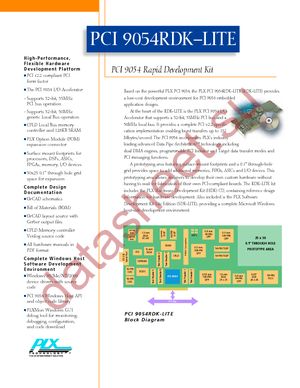 PCI9054RDK-LITE datasheet  